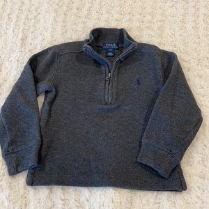 Toddler Boys Polo Ralph Lauren 3/4 Zip Sweater